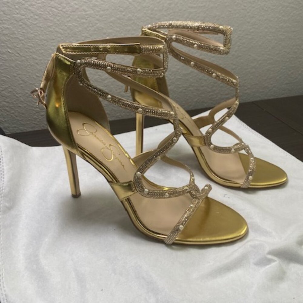 COPY - Jessica Simpson Women's Janya Ankle Strap High Heel Sandal Heeled